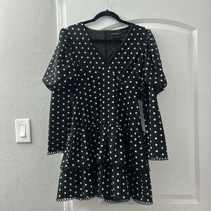 Black Polka Dot Dress